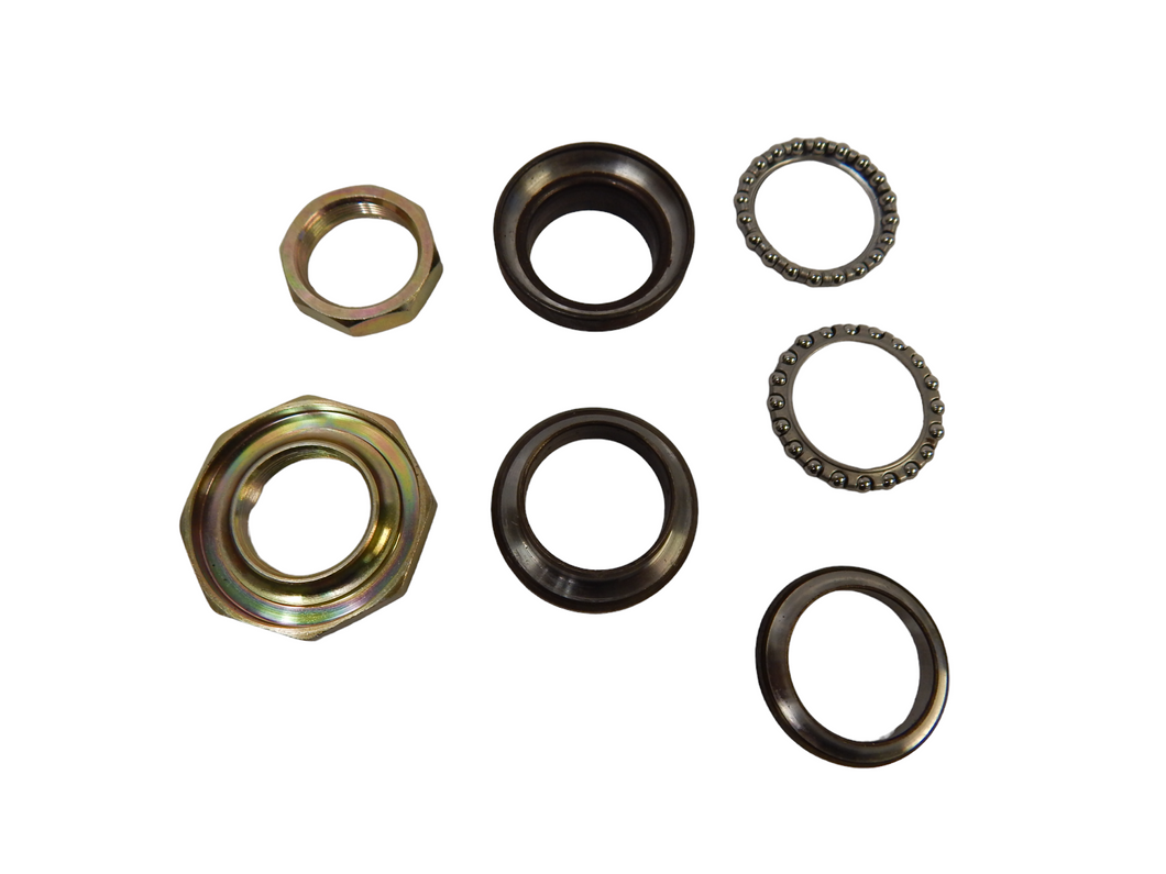 Front Fork Nut/Cup & Bearing Set
