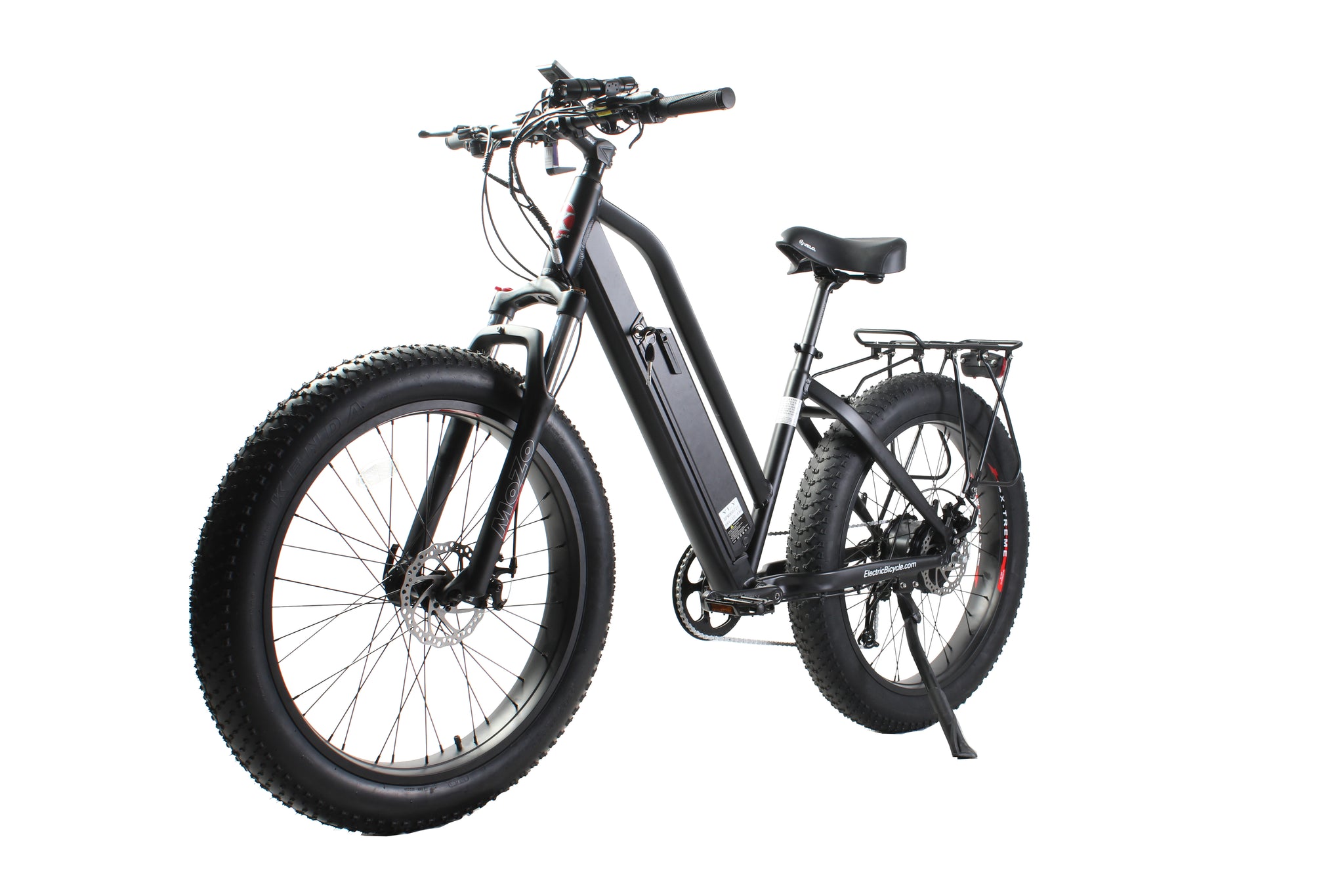 X-Treme Boulderado 48 Volt 17 Amp Fat Tire Step-Through Electric Mountain  Bicycle
